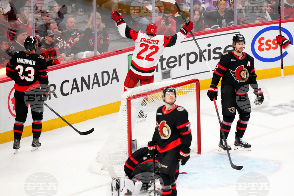 Hurricanes Senators Hockey