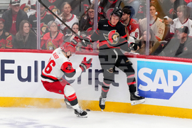 Hurricanes Senators Hockey