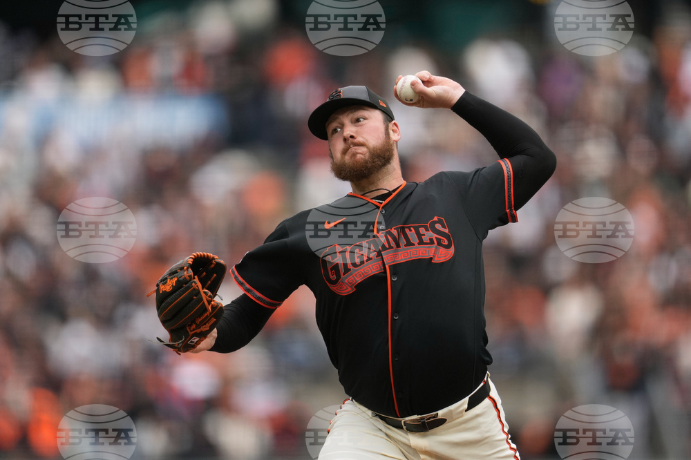 Marlins Giants Baseball