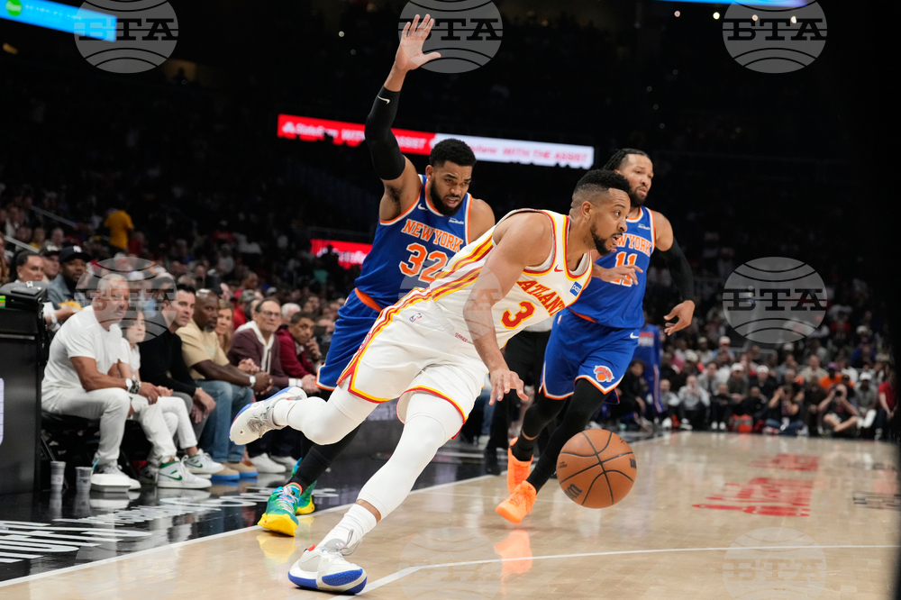 Knicks Hawks Basketball