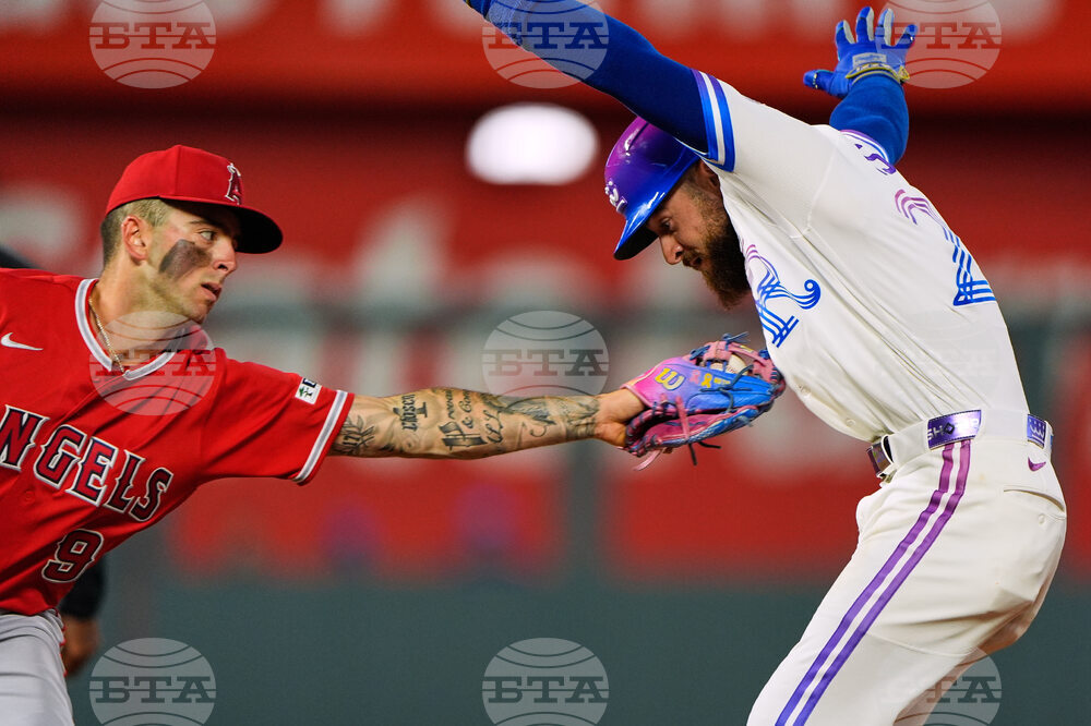 APTOPIX Angels Royals Baseball