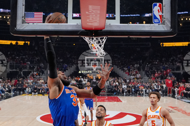 APTOPIX Knicks Hawks Basketball