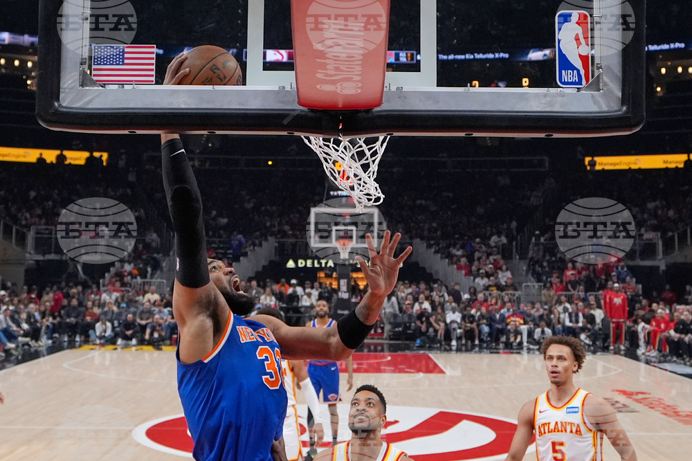APTOPIX Knicks Hawks Basketball