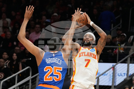 Knicks Hawks Basketball