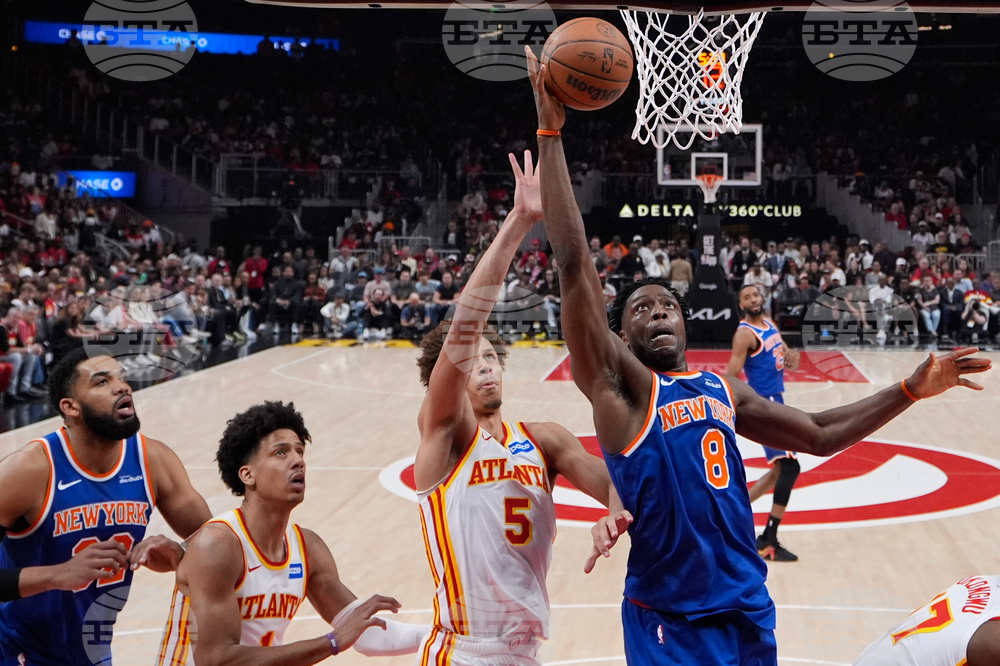 Knicks Hawks Basketball