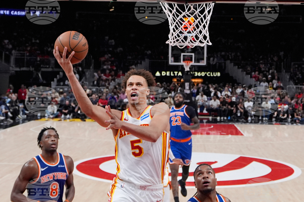 Knicks Hawks Basketball