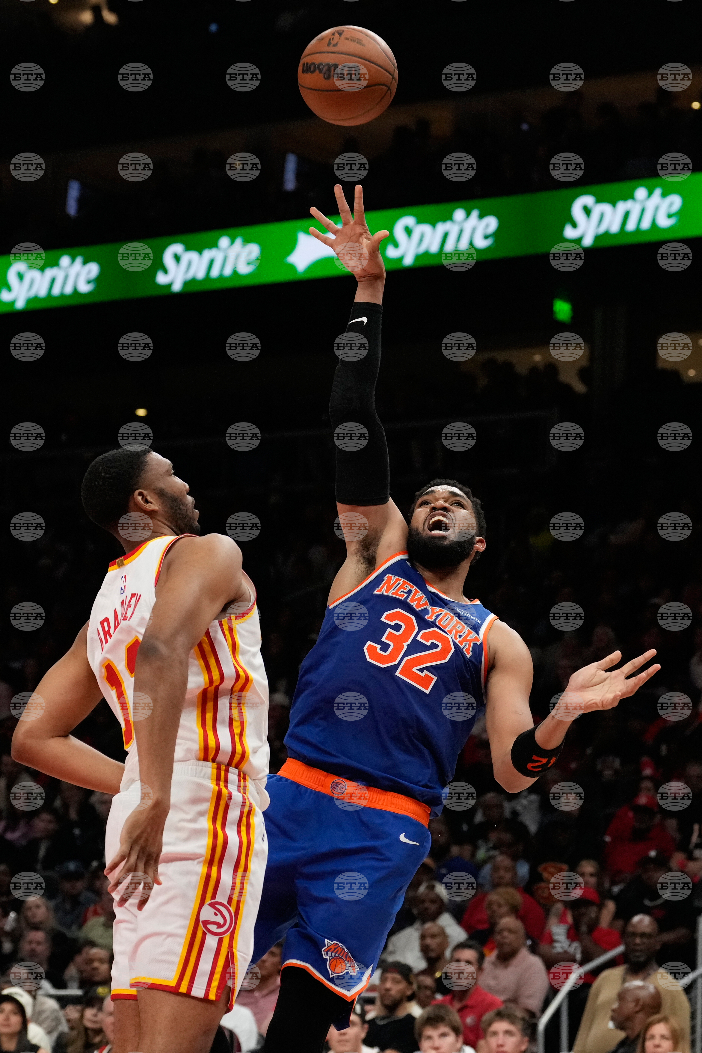 Knicks Hawks Basketball