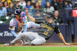 Pirates Brewers Baseball