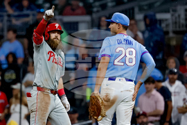 Phillies Braves Baseball