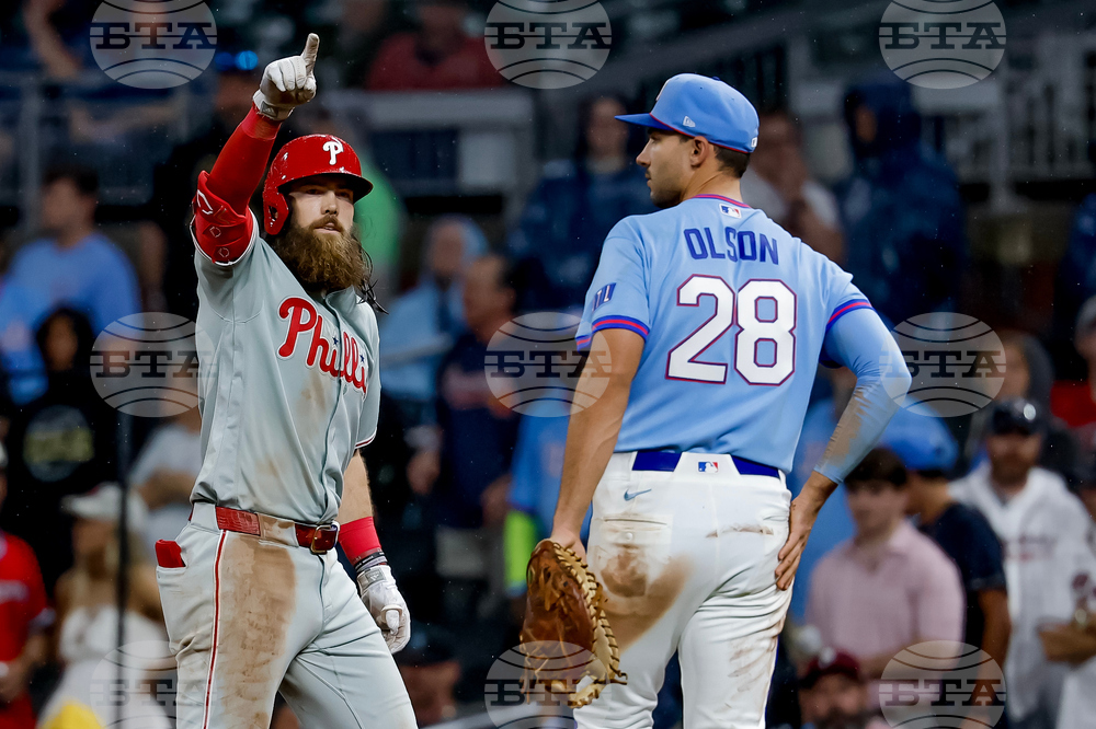 Phillies Braves Baseball
