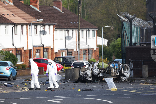 Britain Northern Ireland Car Bomb
