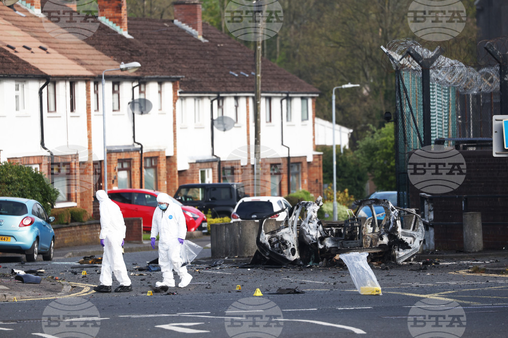 Britain Northern Ireland Car Bomb