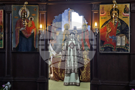 Дунавци - Видински митрополит Пахомий - литургия