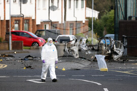 Britain Northern Ireland Car Bomb