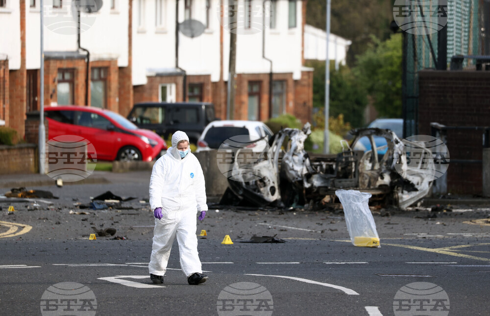 Britain Northern Ireland Car Bomb