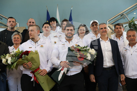 Карлос Насар - посрещане