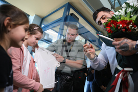 Карлос Насар - посрещане