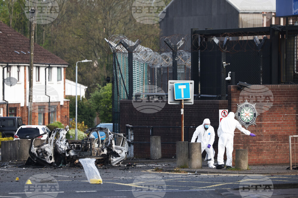 Britain Northern Ireland Car Bomb
