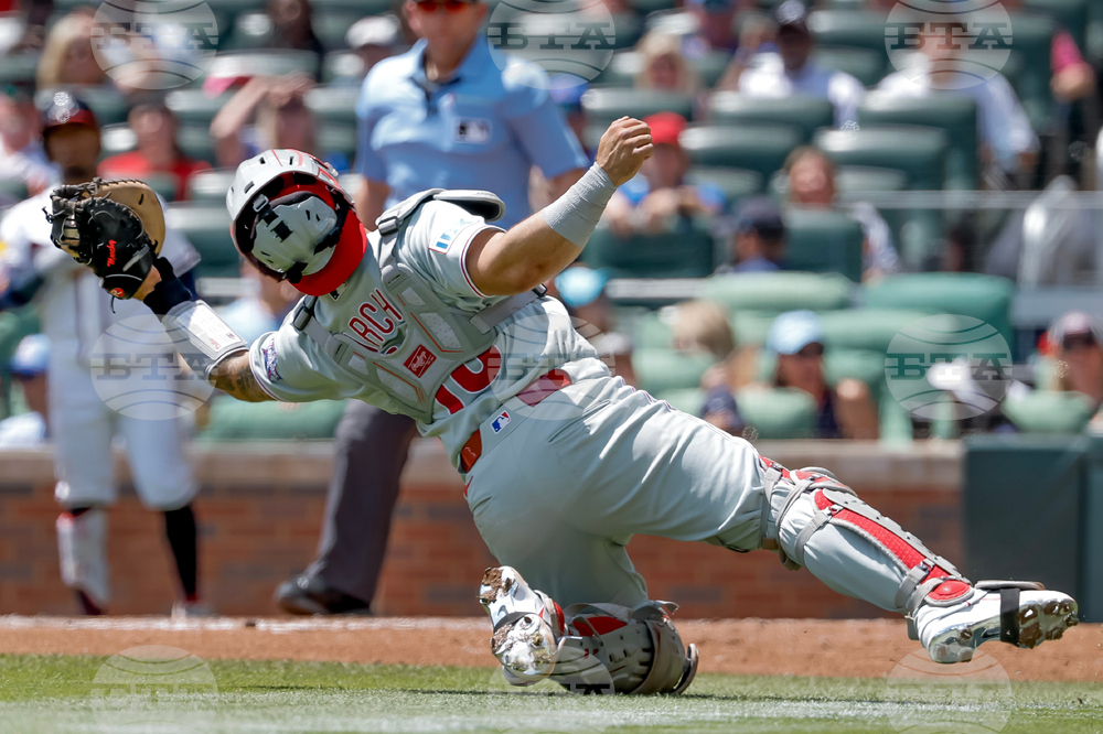 Phillies Braves Baseball