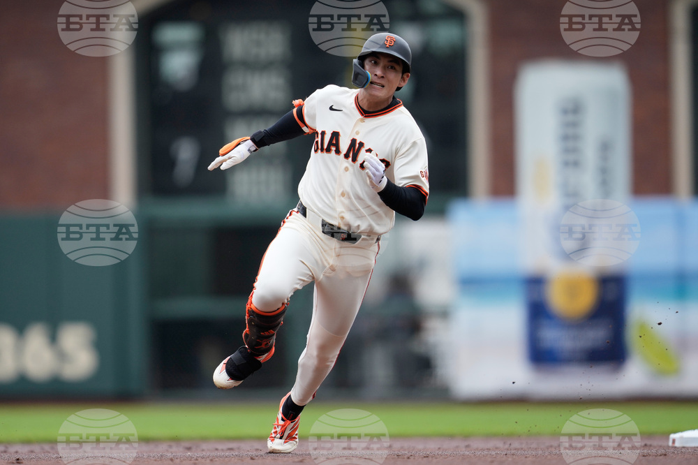 Marlins Giants Baseball