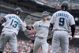 Marlins Giants Baseball