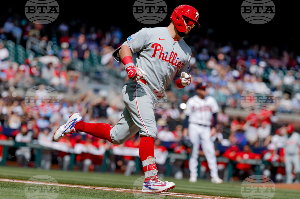 Phillies Braves Baseball