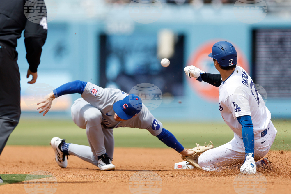Cubs Dodgers Baseball