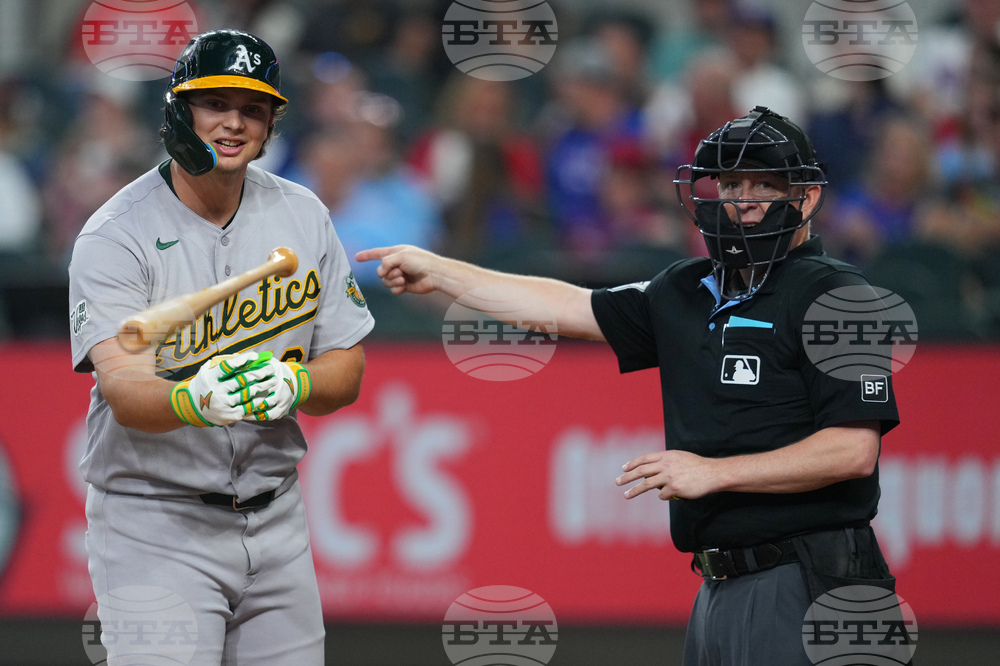 Athletics Rangers Baseball