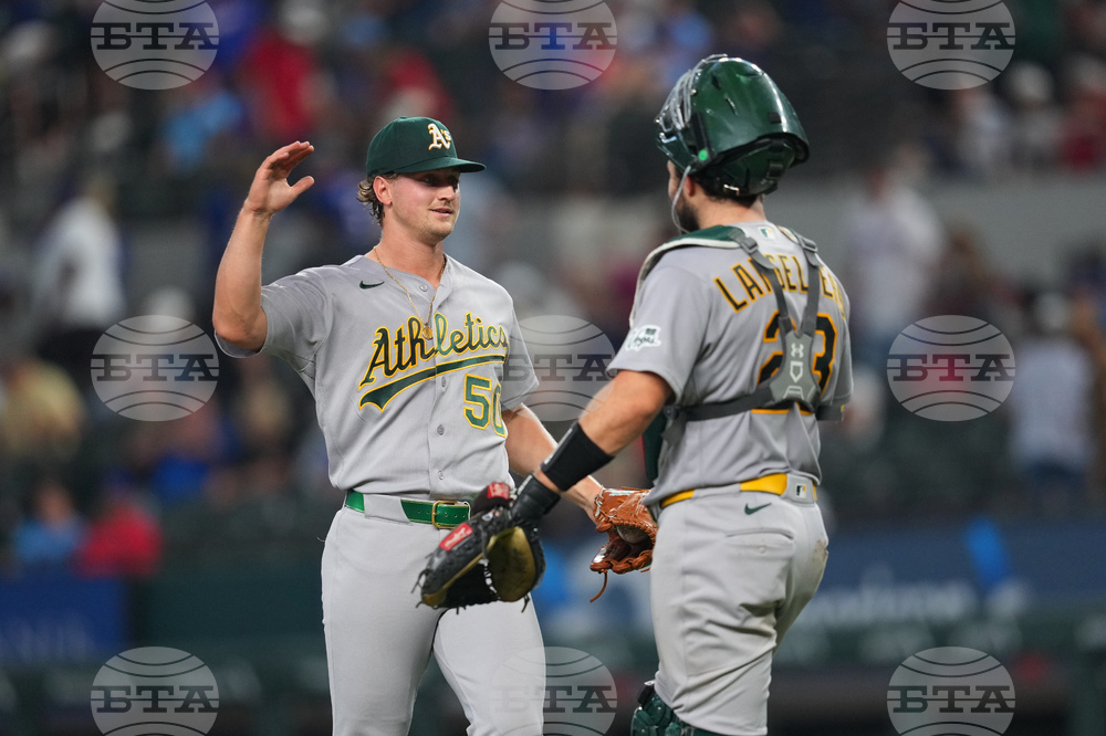 Athletics Rangers Baseball