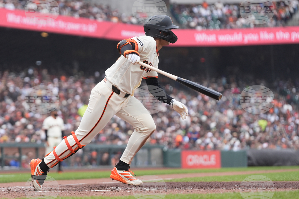 Marlins Giants Baseball