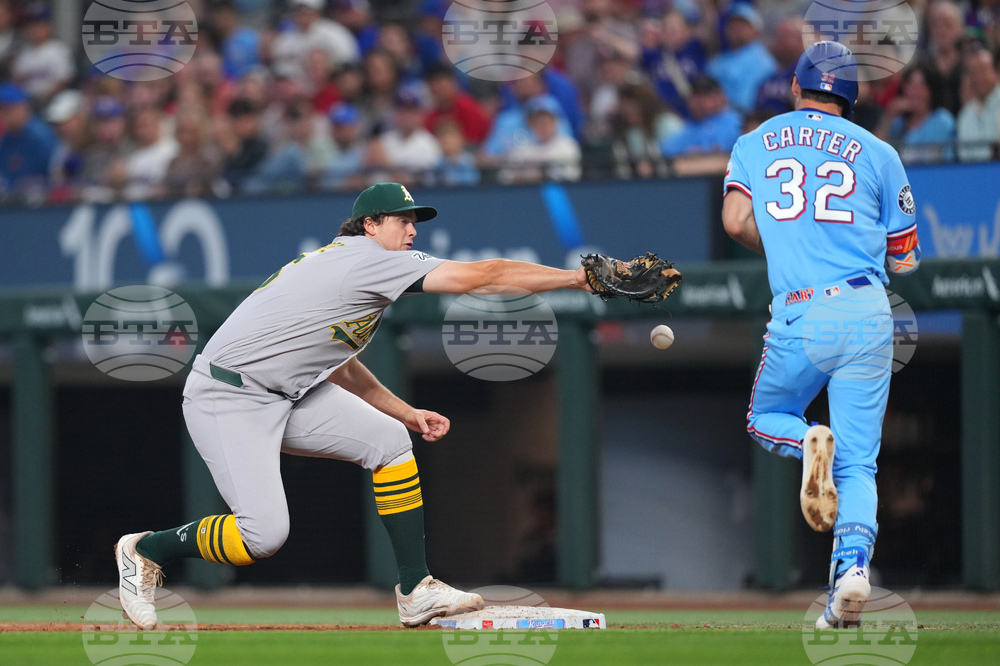 Athletics Rangers Baseball