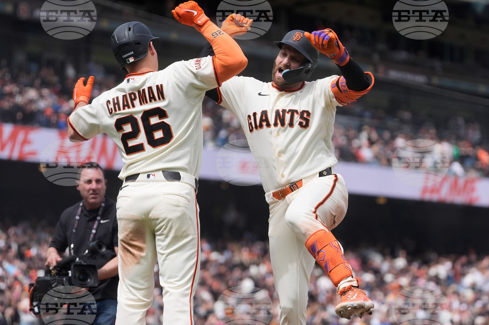 Marlins Giants Baseball