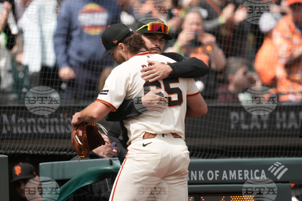 Marlins Giants Baseball