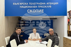 Национален пресклуб на БТА - Скопие - Виджай Джоши - посещение 