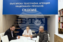 Национален пресклуб на БТА - Скопие - Виджай Джоши - посещение 