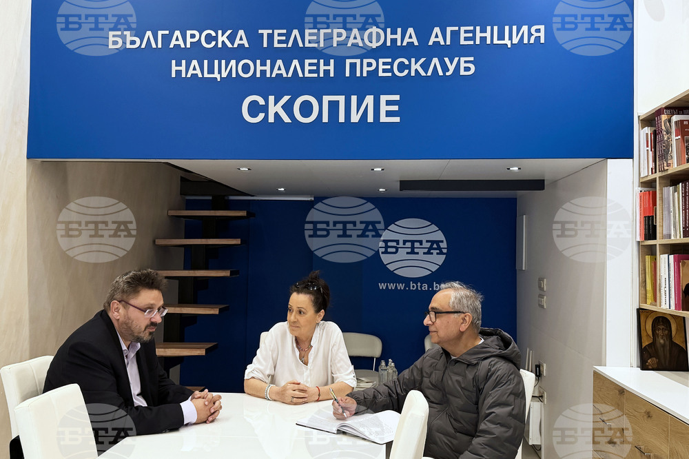 Национален пресклуб на БТА - Скопие - Виджай Джоши - посещение 