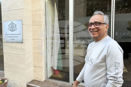 Национален пресклуб на БТА - Скопие - Виджай Джоши - посещение