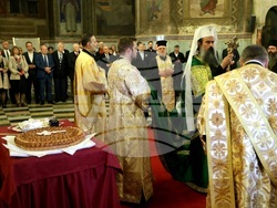 Патриарх Даниил - заупокойна молитва - 150 годишнина от Априлското въстание