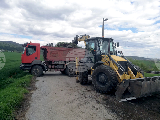 Село Чинтулово - незаконно сметище - почистване