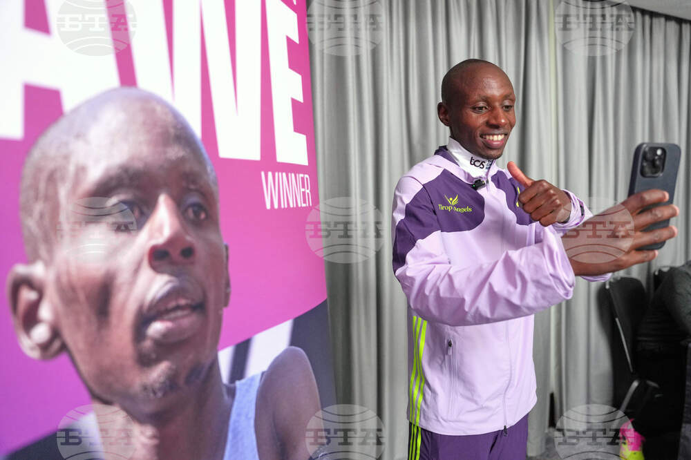 Britain London Marathon Sawe Athletics