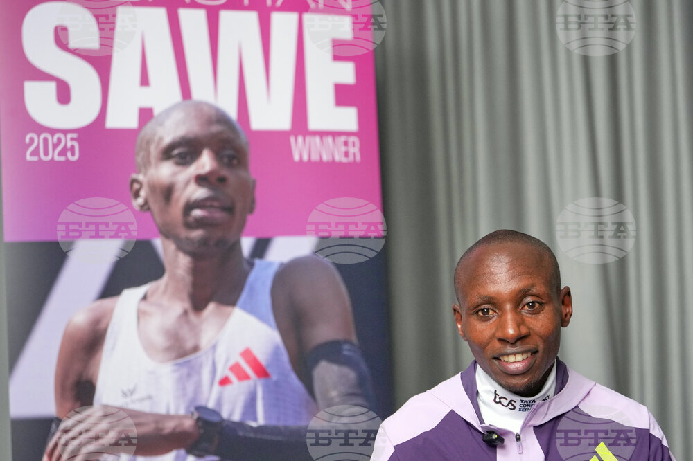 Britain London Marathon Sawe Athletics