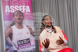 Britain London Marathon Assefa Athletics