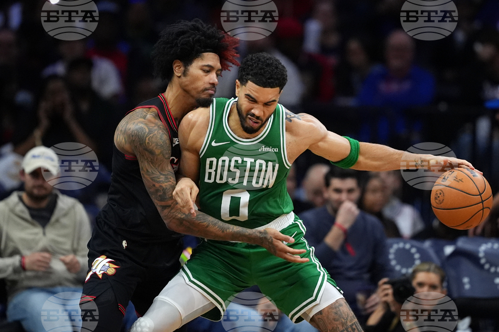 APTOPIX Celtics 76ers Basketball