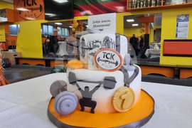 Русе - щангисти - посрещане