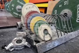 Русе - щангисти - посрещане