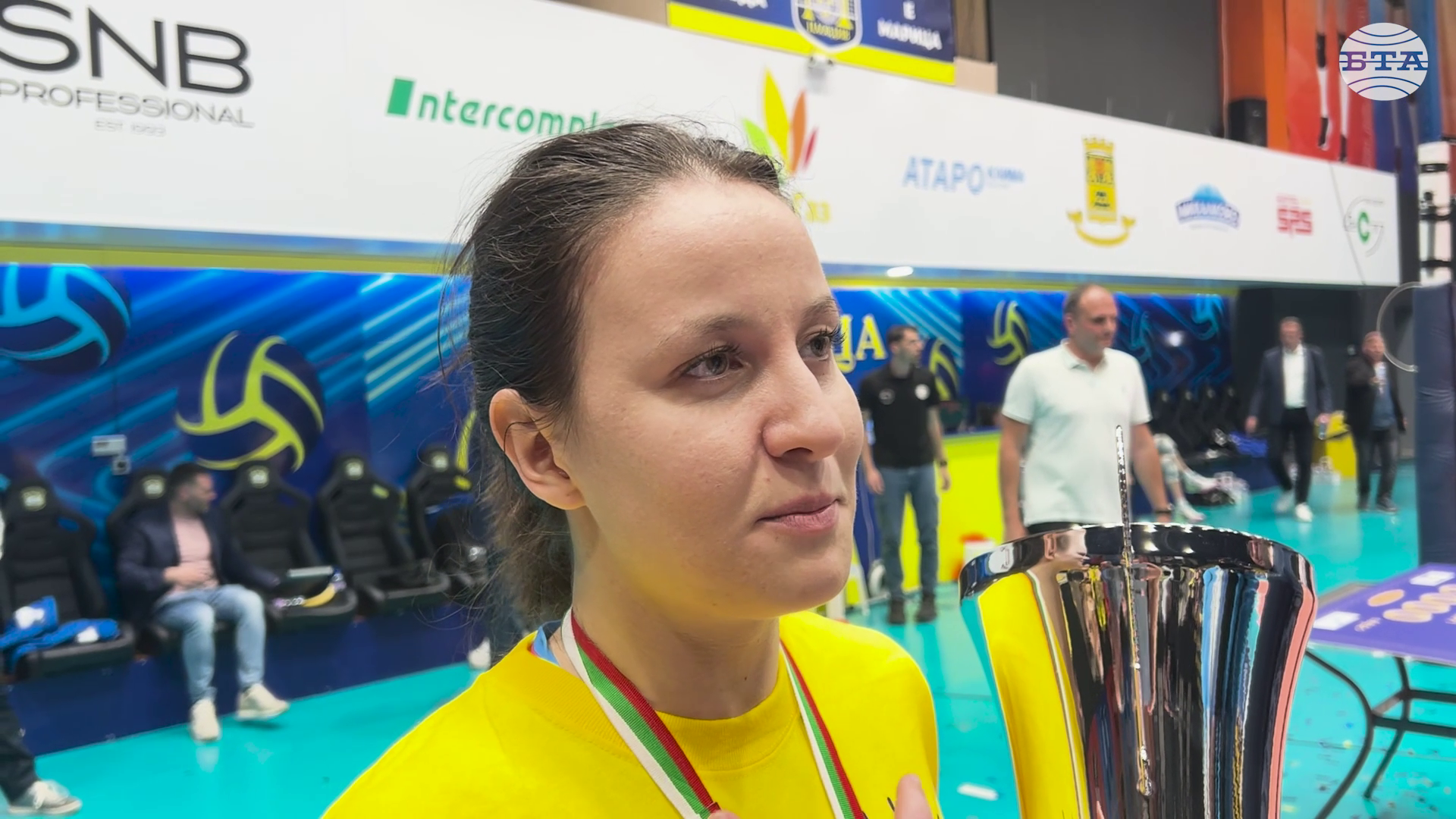 „Щастлива съм, че успяхме по категоричен начин да завършим финалната серия“, каза капитанът на Марица (Пловдив) Жана Тодорова
