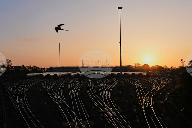 APTOPIX Britain Tube Strike