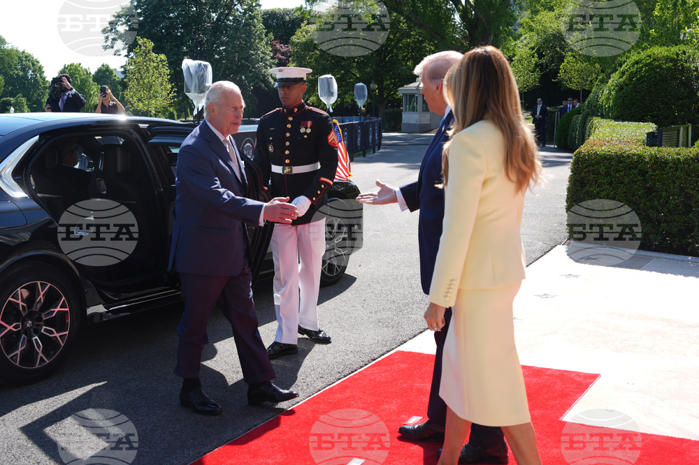 APTOPIX US Britain Royal Visit Trump