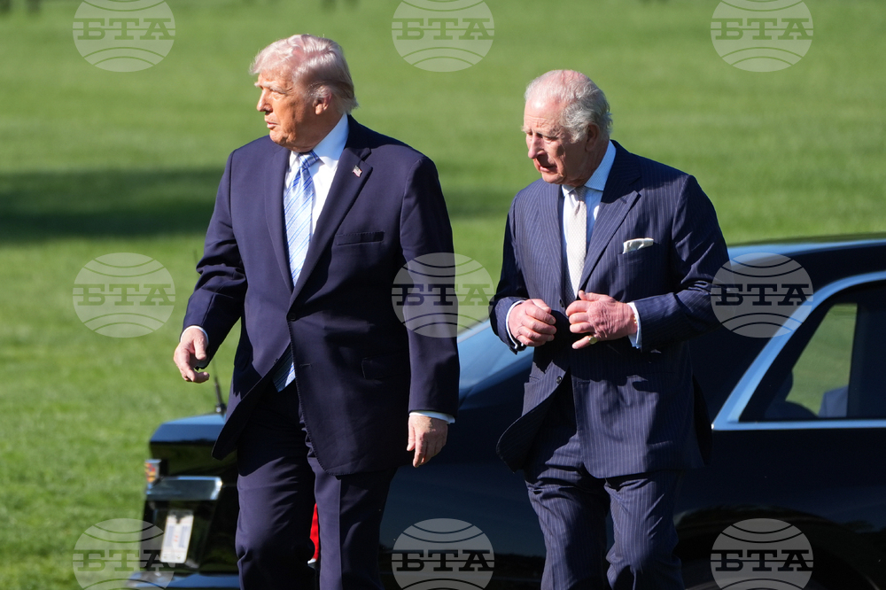 APTOPIX US Britain Royal Visit Trump