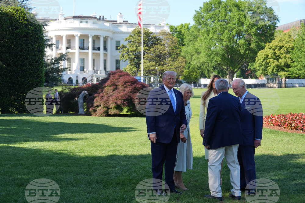 APTOPIX US Britain Royal Visit Trump
